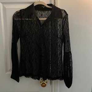 Fashion Nova Lace Long Sleeve Size XS - Like New